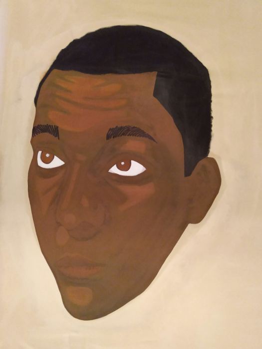 Jeune homme en couleurs — Peinture